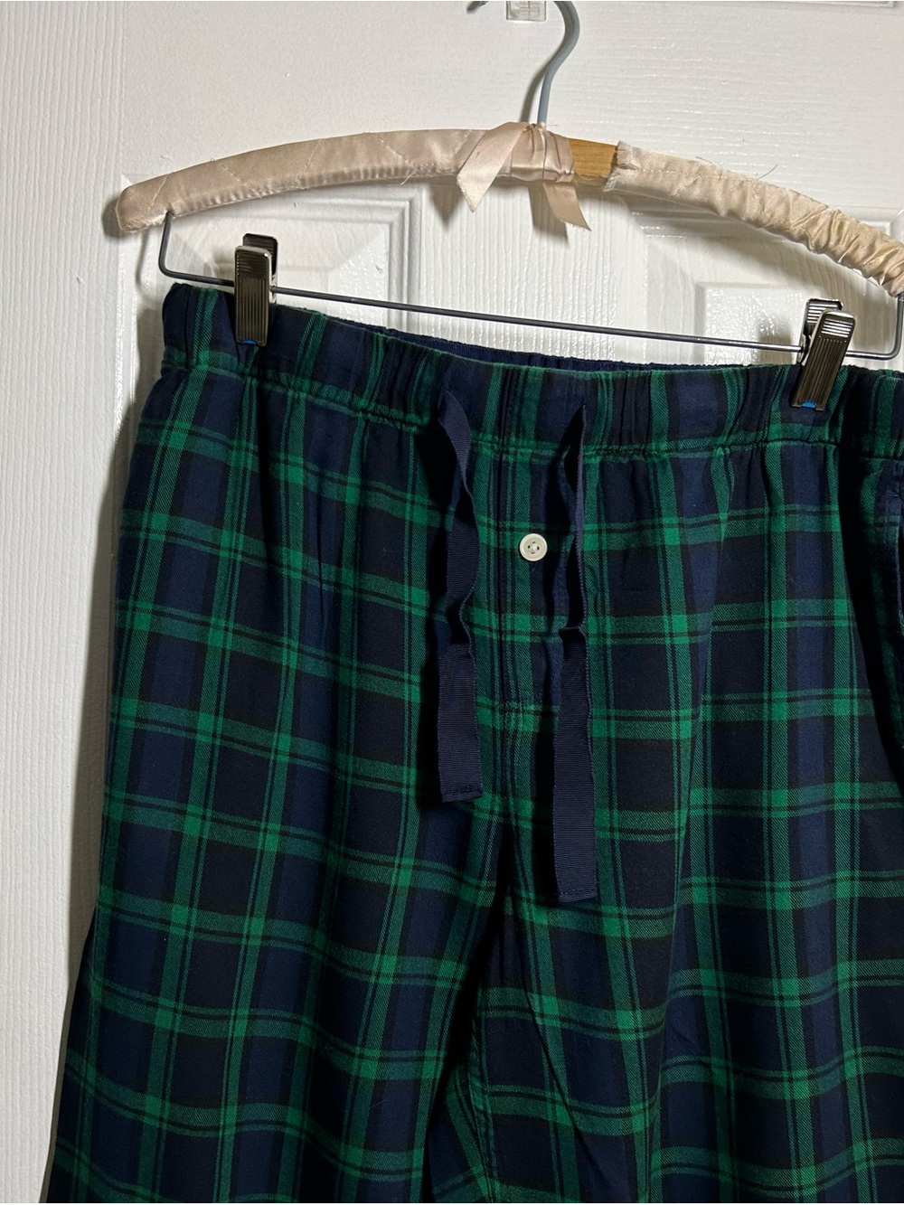 J. Crew Green and Navy Plaid Pajama Pants - Picture 11 of 12